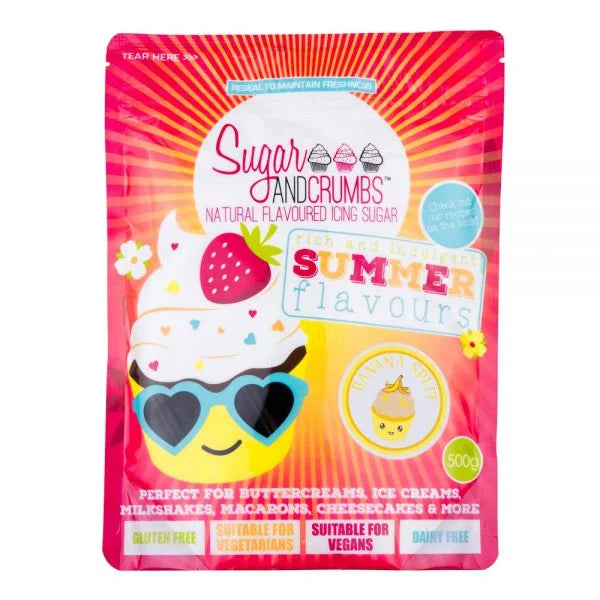 Banana Split Natural Flavoured Icing Sugar 500g