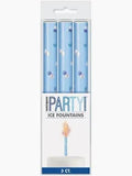 Light Blue 15cm Ice Fountain Firework Candle 3 Pack