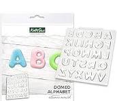 Domed Alphabet Silicone Mould