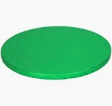 12" Green Round Cake Drum – 12mm