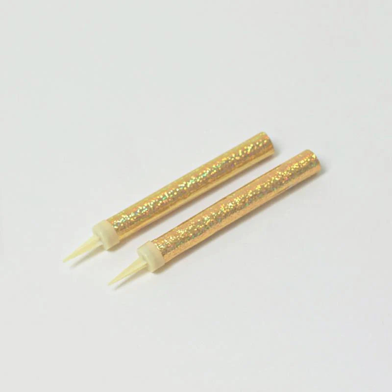 Gold 15cm Ice Fountain Firework Candle 2 Pack