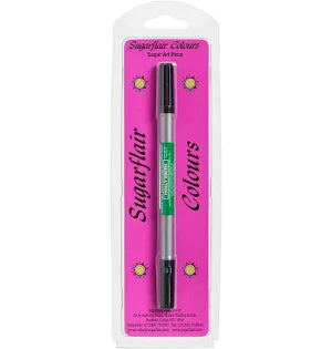 Sugarflair Sugar-Art Double Ended Pen - Holly Green