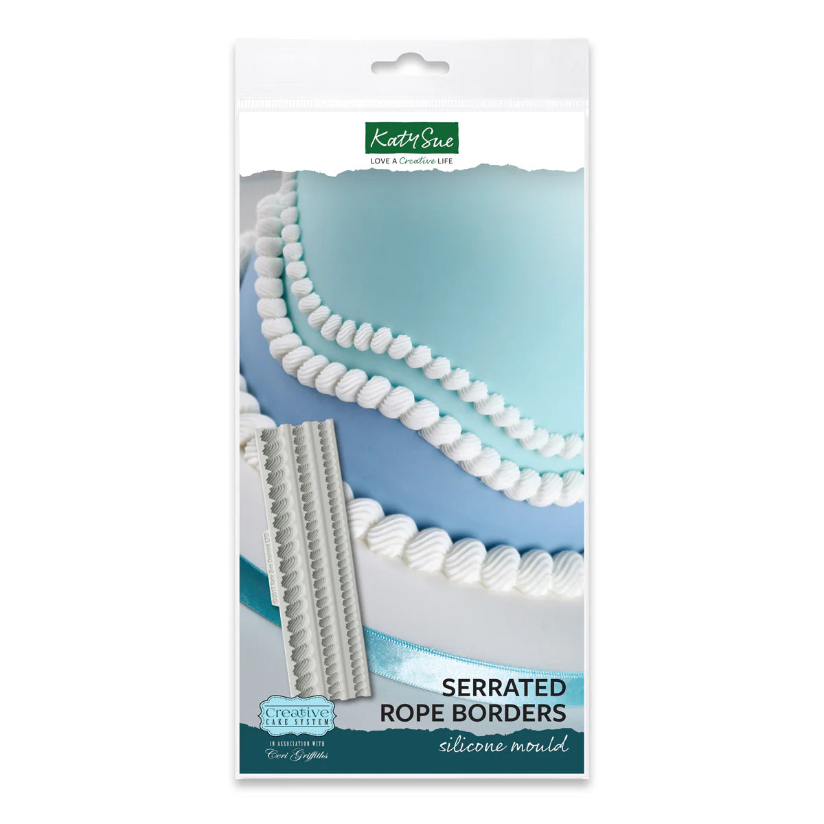 Serrated Rope Border Silicone Mould
