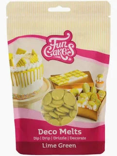 Fun Cakes Decomelts Lime Green 250g