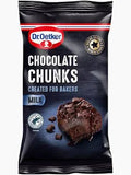 Dr. Oetker Milk Chocolate Chunks 100g