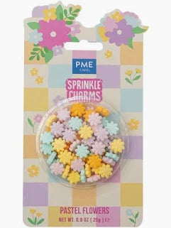 PME Sprinkle Charms - Pastel Flowers