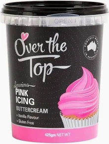 Over The Top Pink Icing Buttercream
