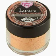 Rainbow Dust Lustre Dust - Pearl Peach Paradise 2g
