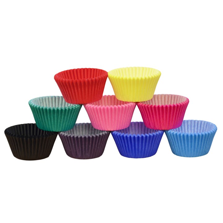 Rainbow Cupcake Cases 225 Pack