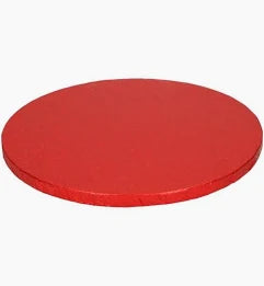 12" Red Round Cake Drum – 12mm