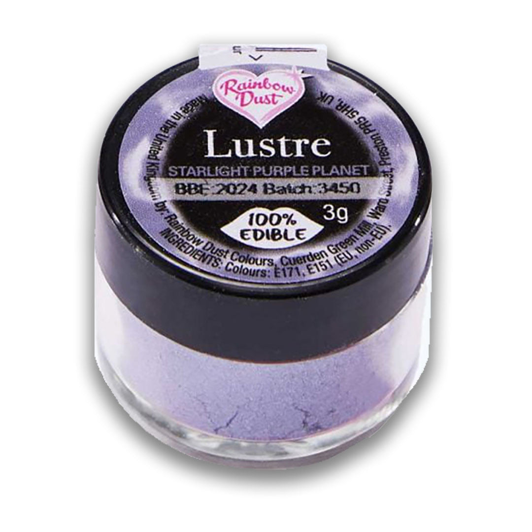 Rainbow Dust Lustre Dust - Starlight Purple Planet 3g