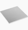 15" Square Silver Cake Drum – 12mm