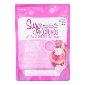 Strawberry Milkshake Natural Flavoured Icing Sugar 500g