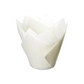 White Tulip Cupcake Cases 50 Pack