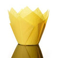 Yellow Tulip Cupcake Cases 50 Pack