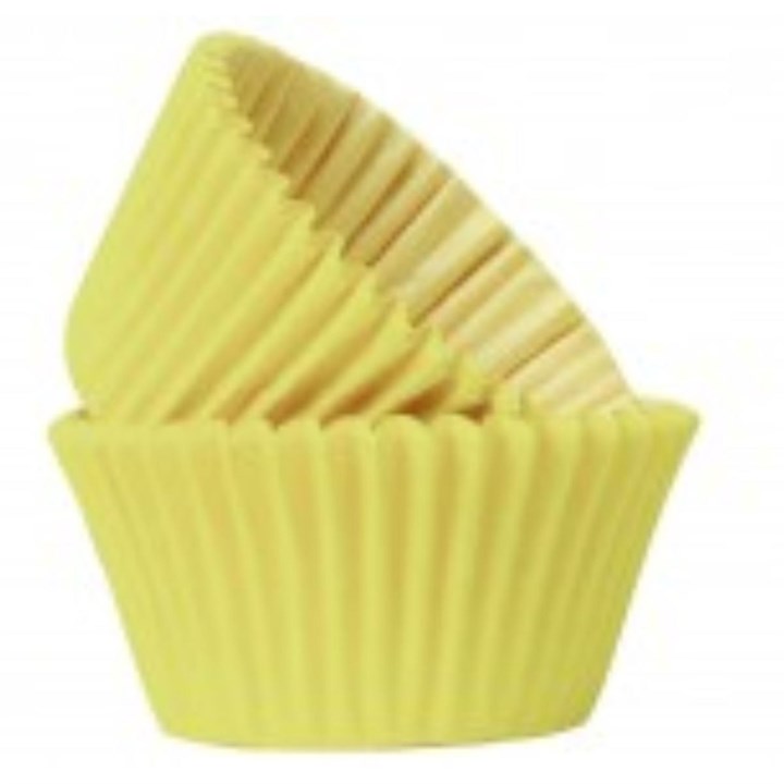 Yellow Cupcake Cases